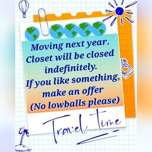 Women's clothes and accessories, Men's clothes, Household